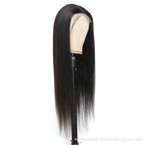 4X4 Body Wave Lace Front Lace Closure Wigs, Human Hair Wigs With Baby Hair, 150% Density Body Wave Wigs For Black Women